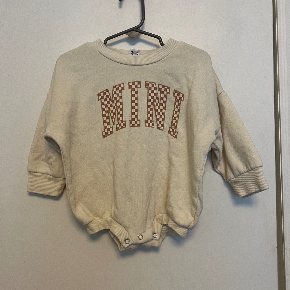 Tullabee mini bubble sweatshirt